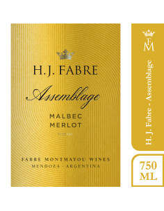H J Fabre Malbec Merlot 750ml. 2
