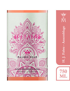 H J Fabre Malbec Rose 750ml. 2