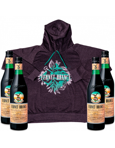 Combo Buzo Hombre Receta Fernet Branca