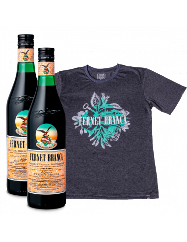 Combo Remera Hombre Receta Fernet Branca