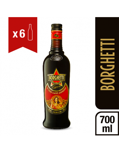 Borghetti Licor de Café 700ml x 6u