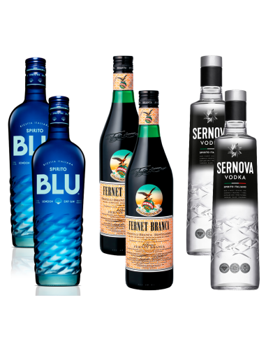 Combo Previa Fernet Branca + Gin...