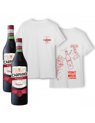 Combo Carpano Rosso x2 + Remera...
