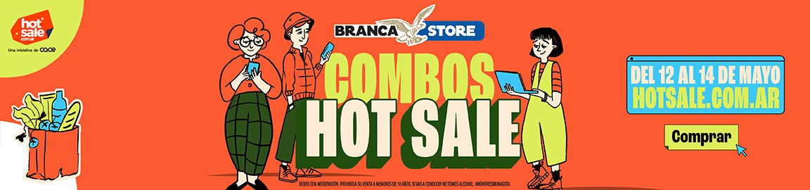 HOT SALE en Branca Store. Tus bebidas favoritas en un solo lugar.